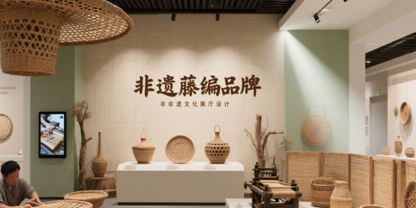 非遺文化藤編展廳設計
